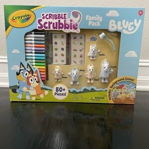 Crayola Scribble Scrubbie Bluey Family Pack